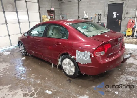 2008 Honda Civic Lx из США, поврежденный, VIN 1HGFA16548L059712